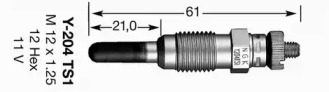 Свеча накаливания NGK 3829